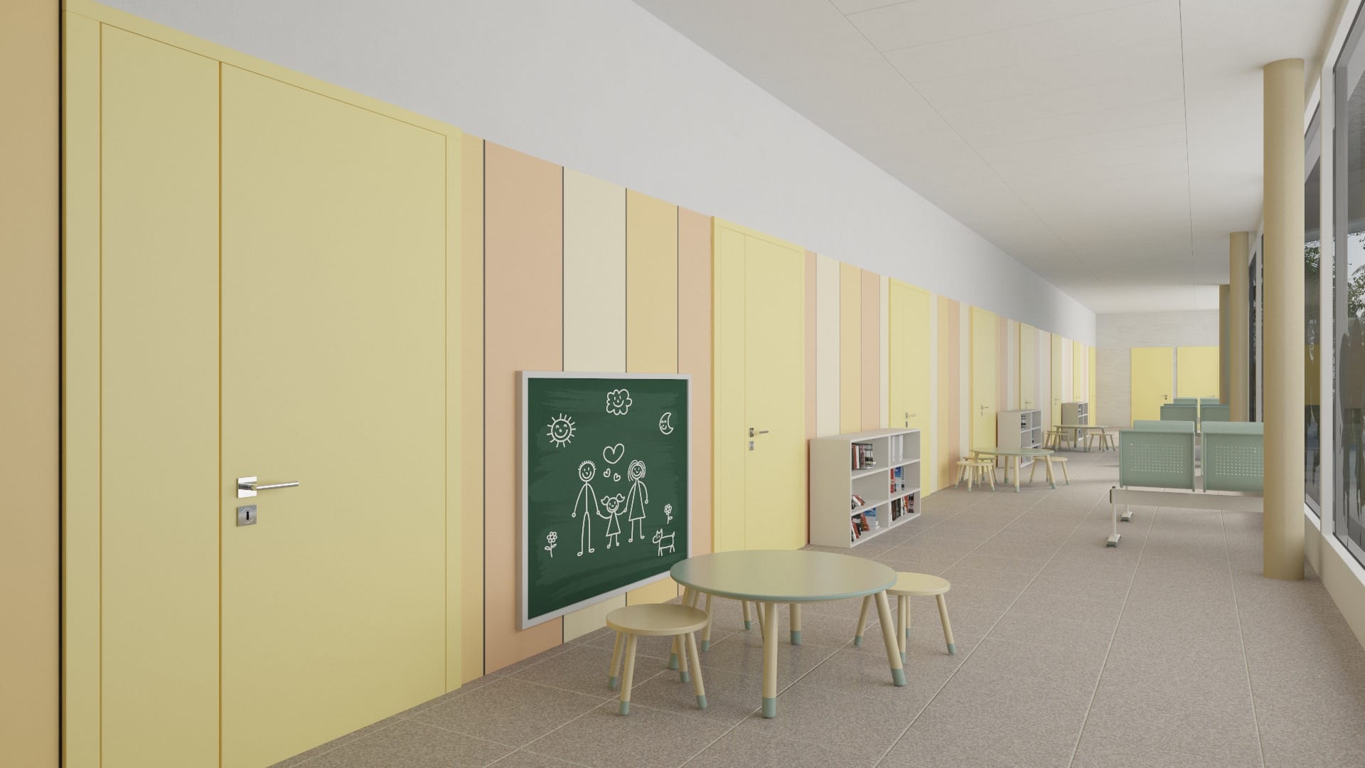 EF-Centro de salud sala espera - Elche