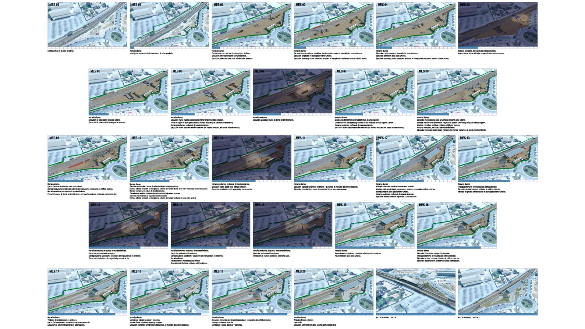 Plano - estación de Reus-Bellisens - Tarragona